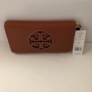 tory burch miller zip continental wallet